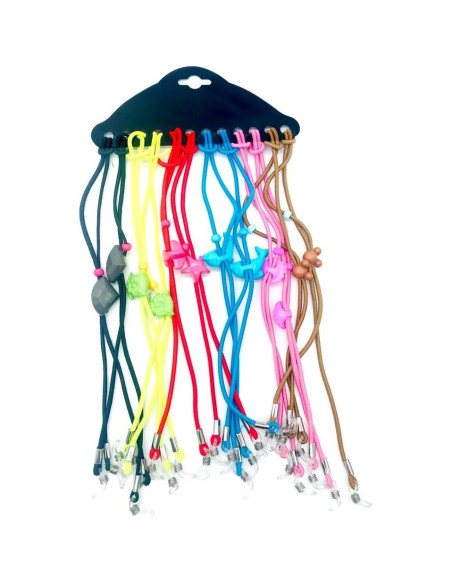 Correa para Gafas Niños ACKLLR 12 Piezas Ajustable Colorido Correa para Gafas Niños ACKLLR 12 Piezas Ajustable Colorido