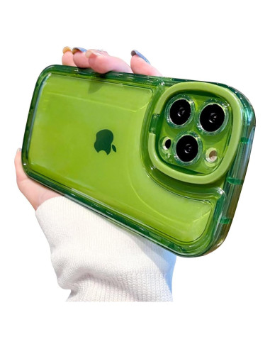 Funda TPU Ownest para iPhone 13 Pro con Soporte Verde
