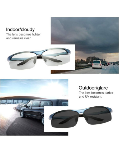 Gafas de sol YIMI fotocromáticas UV400 para deportes