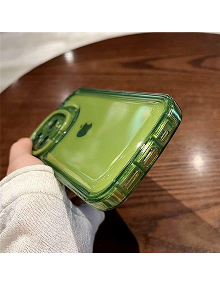 Funda TPU Ownest para iPhone 13 Pro con Soporte Verde Funda TPU Ownest para iPhone 13 Pro con Soporte Verde