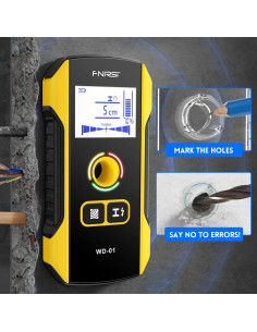 Buscador de Estudio FNIRSI WD-01 6 en 1 Detector de Pared 2