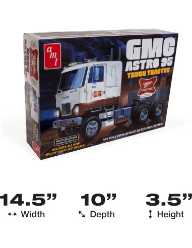 Modelo a Escala 1:25 GMC Astro 95 Cerveza Miller
