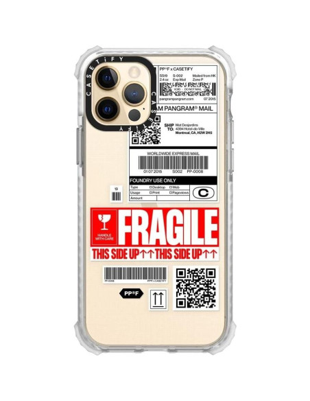 Funda CASETiFY Ultra Impact para iPhone 12/12 Pro - Claro Escarchado Funda CASETiFY Ultra Impact para iPhone 12/12 Pro - Claro Escarchado