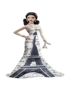 Muñeca Barbie Coleccionista Torre Eiffel 30 Aniversario