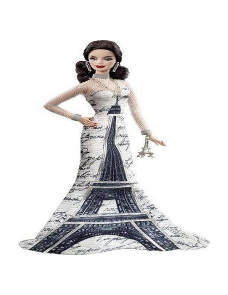 Muñeca Barbie Coleccionista Torre Eiffel 30 Aniversario Muñeca Barbie Coleccionista Torre Eiffel 30 Aniversario