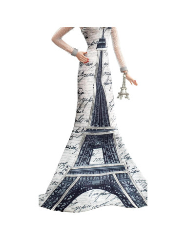 Muñeca Barbie Coleccionista Torre Eiffel 30 Aniversario
