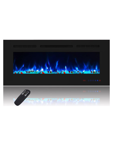 Chimenea Eléctrica Masarflame 106,68 cm Montaje en Pared