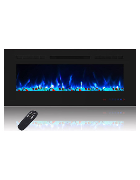 Chimenea Eléctrica Masarflame 106,68 cm Montaje en Pared Chimenea Eléctrica Masarflame 106,68 cm Montaje en Pared