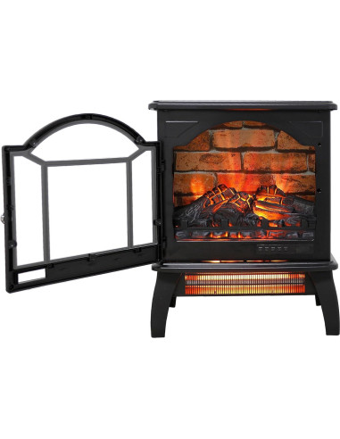 Calentador eléctrico KOFOHON S18P1-01 1500W con llama 3D