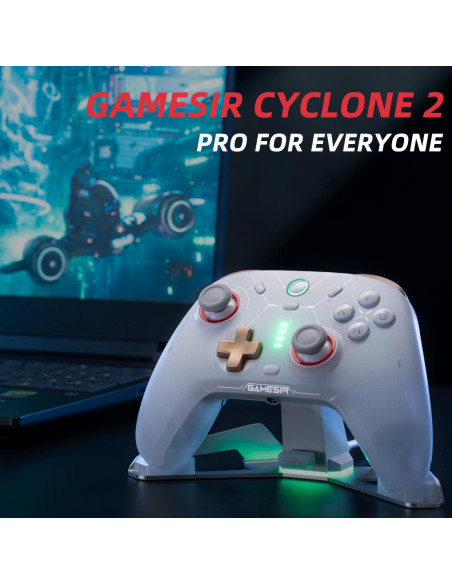 Controlador Inalámbrico GameSir Cyclone 2 - Joysticks TMR y 6 Ejes Controlador Inalámbrico GameSir Cyclone 2 - Joysticks TMR y 6 Ejes