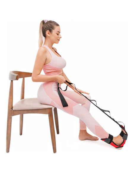 Estirador de fascia Lumia Wellness con bola de masaje - Rojo Estirador de fascia Lumia Wellness con bola de masaje - Rojo