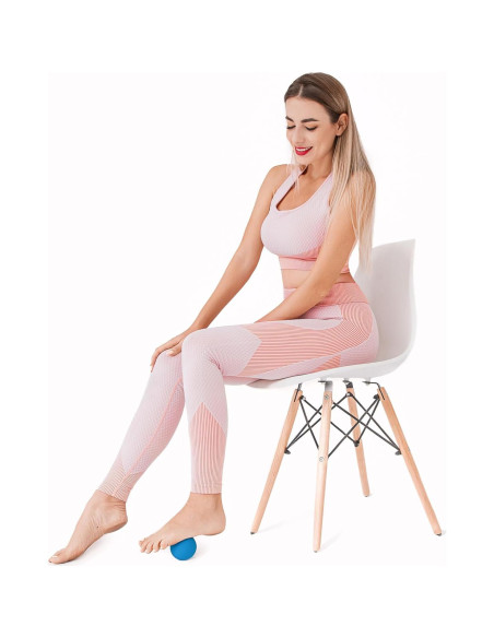 Estirador de fascia Lumia Wellness con bola de masaje - Rojo Estirador de fascia Lumia Wellness con bola de masaje - Rojo
