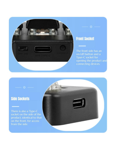 Teclado Mecánico RGB Mini Yoidesu 3 Teclas USB Programable