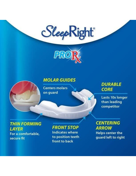 Protector Dental SleepRight ProRX Ultra Delgado para Bruxismo Protector Dental SleepRight ProRX Ultra Delgado para Bruxismo