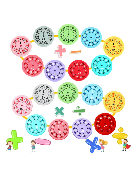 Juego Matemático Antiestrés 18 Piezas Chengdu - Niños Juego Matemático Antiestrés 18 Piezas Chengdu - Niños