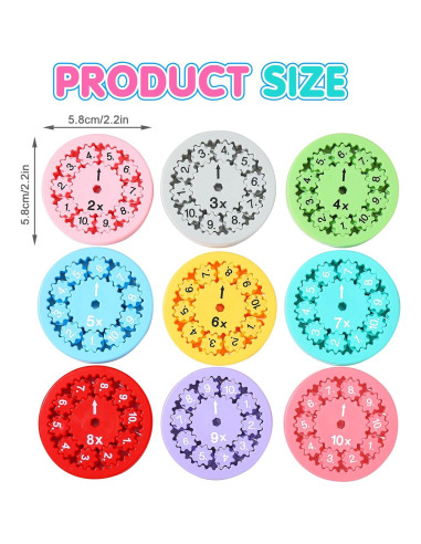 Juego Matemático Antiestrés 18 Piezas Chengdu - Niños