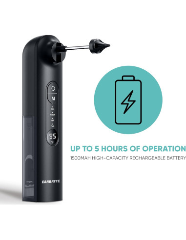 Kit de Limpieza de Oídos Eléctrico EarBrite - Irrigador Profesional