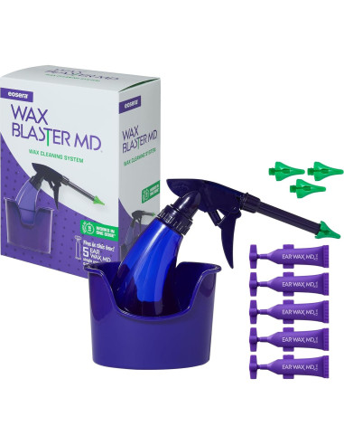 Kit de limpieza de cerumen Eosera Wax Blaster MD 5 viales