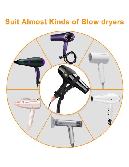 Soporte para Secador de Pelo Erytlly Ajustable 360 Soporte para Secador de Pelo Erytlly Ajustable 360