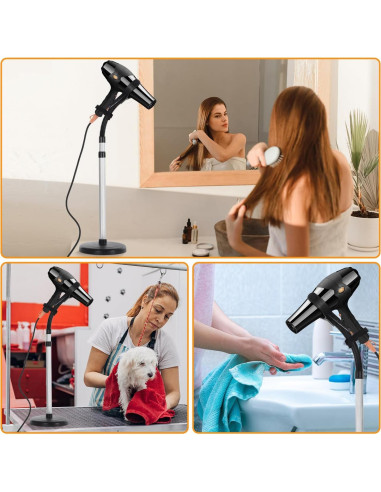 Soporte para Secador de Pelo Erytlly Ajustable 360