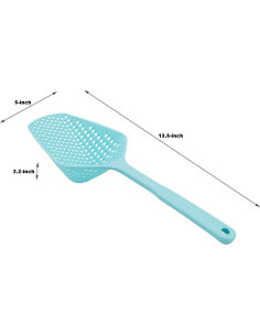 Juego de 3 cucharas coladoras Goeielewe PP apto alimentos 2