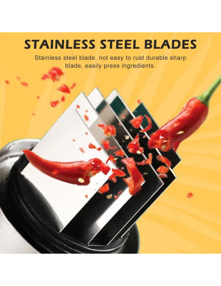 Picador Manual de Alimentos Kakalote, Acero Inoxidable 16cm Picador Manual de Alimentos Kakalote, Acero Inoxidable 16cm