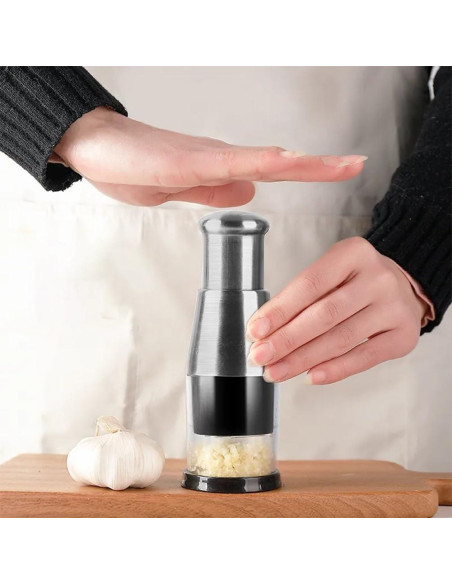 Picador Manual de Alimentos Kakalote, Acero Inoxidable 16cm Picador Manual de Alimentos Kakalote, Acero Inoxidable 16cm