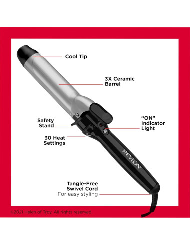 Rizador de Cabello Revlon Perfect Heat 3.81 cm Cerámico