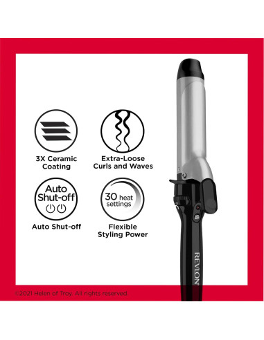 Rizador de Cabello Revlon Perfect Heat 3.81 cm Cerámico