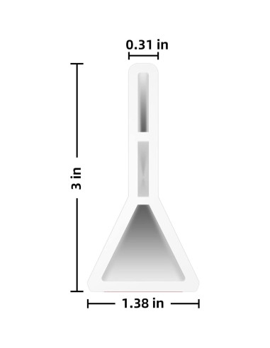 Duzzy Tapón de Ducha 3" Alto 1.57 kg 67 cm Blanco