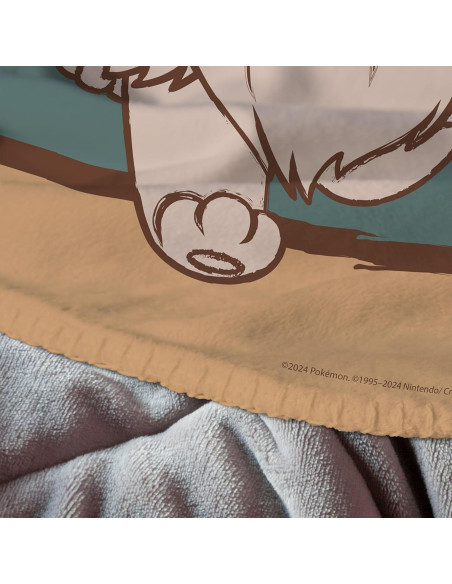 Manta de Sherpa de Mink Pokemon NORTHWEST 127x152 cm Eevee Manta de Sherpa de Mink Pokemon NORTHWEST 127x152 cm Eevee
