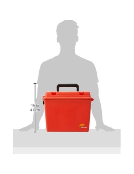 Caja de Almacenamiento Seco Plano Extra Grande Naranja 1,36 kg Caja de Almacenamiento Seco Plano Extra Grande Naranja 1,36 kg