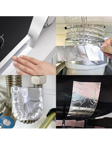 Cinta de Aluminio Romeda 5,08 cm x 19,81 m 3.9 mil