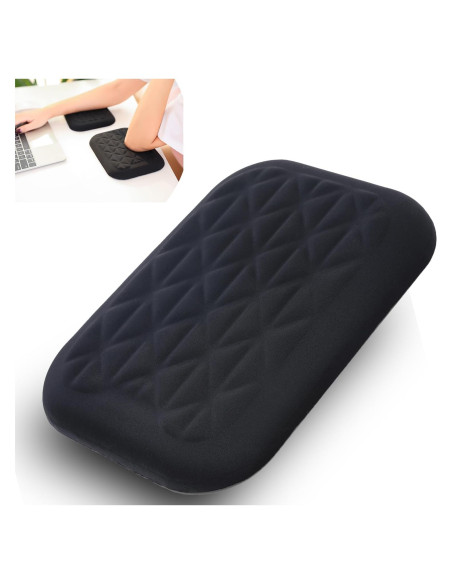 Almohadilla ergonómica LargeLeaf para muñeca y codo negra Almohadilla ergonómica LargeLeaf para muñeca y codo negra