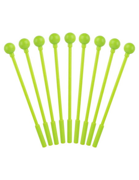 Paquete de 10 Martillos de Percusión AUEAR 20 cm Verde Paquete de 10 Martillos de Percusión AUEAR 20 cm Verde