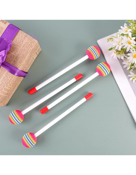 Baquetas de Tambor Redondas 2 Pcs para Niños - Mallet Baquetas de Tambor Redondas 2 Pcs para Niños - Mallet