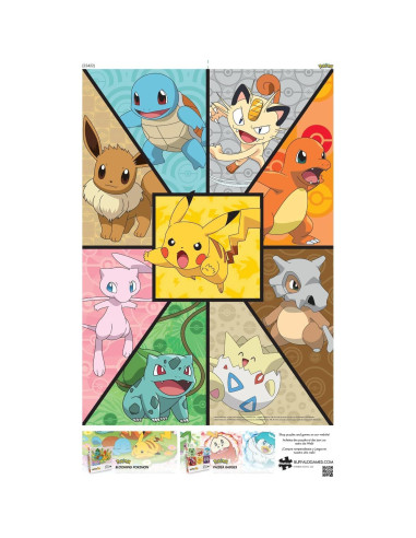 Rompecabezas 300 Piezas Buffalo Games Pokémon Kanto 54x38cm