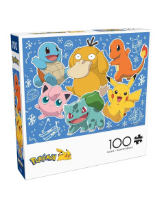 Rompecabezas 100 Piezas Buffalo Games Pokémon Kanto 38.1x27.9cm