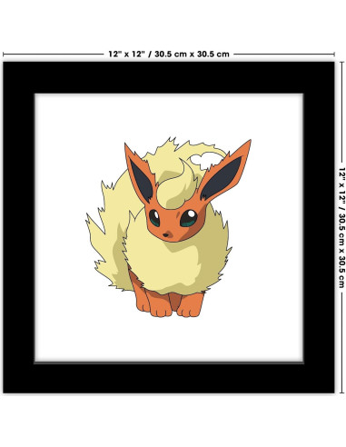 Póster de Arte Pokemon Flareon Trends International 30.48 cm