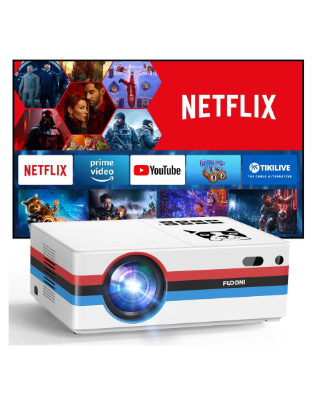 Proyector Inteligente FUDONI 4K WiFi Bluetooth 800ANSI Proyector Inteligente FUDONI 4K WiFi Bluetooth 800ANSI
