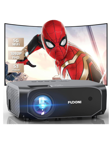 Proyector FUDONI R7 18000L WiFi 5G 4K Bluetooth 1080P Proyector FUDONI R7 18000L WiFi 5G 4K Bluetooth 1080P