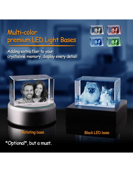 Foto de Cristal 3D Personalizada PD 3DPIXDANCE 8x5 cm Foto de Cristal 3D Personalizada PD 3DPIXDANCE 8x5 cm