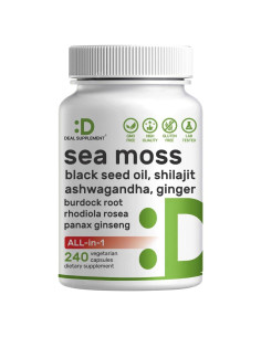 Suplemento Deal Musgo Marino Irlandés 7000mg 240 Cápsulas