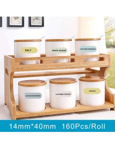 Cinta de Etiquetas NIIMBOT D11 14x40mm 5 Colores Papel Térmico 2