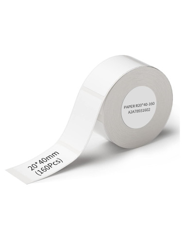 Cinta de Etiquetas NIIMBOT D101 20x40mm 160 Etiquetas Blancas