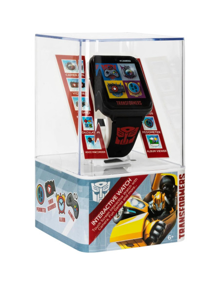 Reloj Inteligente para Niños Transformers Accutime con Cámara Reloj Inteligente para Niños Transformers Accutime con Cámara