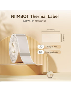 Papel para Etiquetas Térmicas NIIMBOT 14x30mm 210 Etiquetas 2