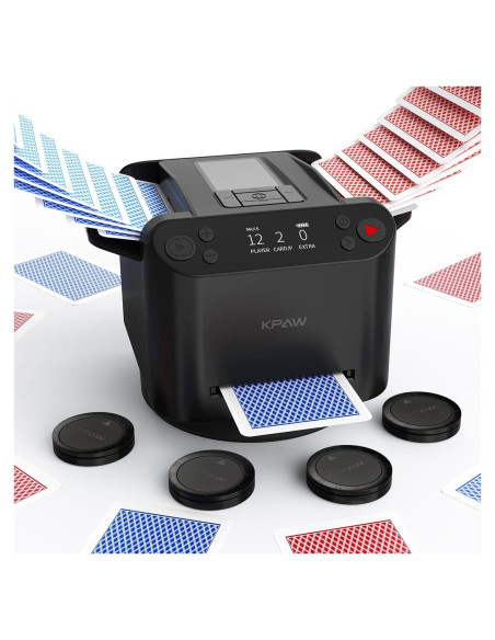 Barajador y Repartidor Automático KPAW MAX 6 - 12 Jugadores Barajador y Repartidor Automático KPAW MAX 6 - 12 Jugadores