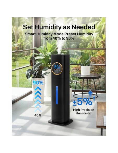 Humidificador Lacidoll 8L con Luz Nocturna y Difusor Humidificador Lacidoll 8L con Luz Nocturna y Difusor