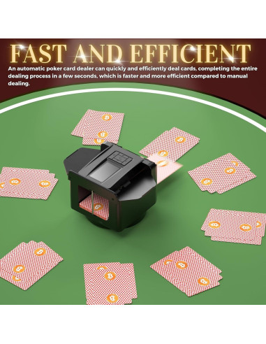 Barajador y Repartidor Automático de Cartas VQP 2 en 1